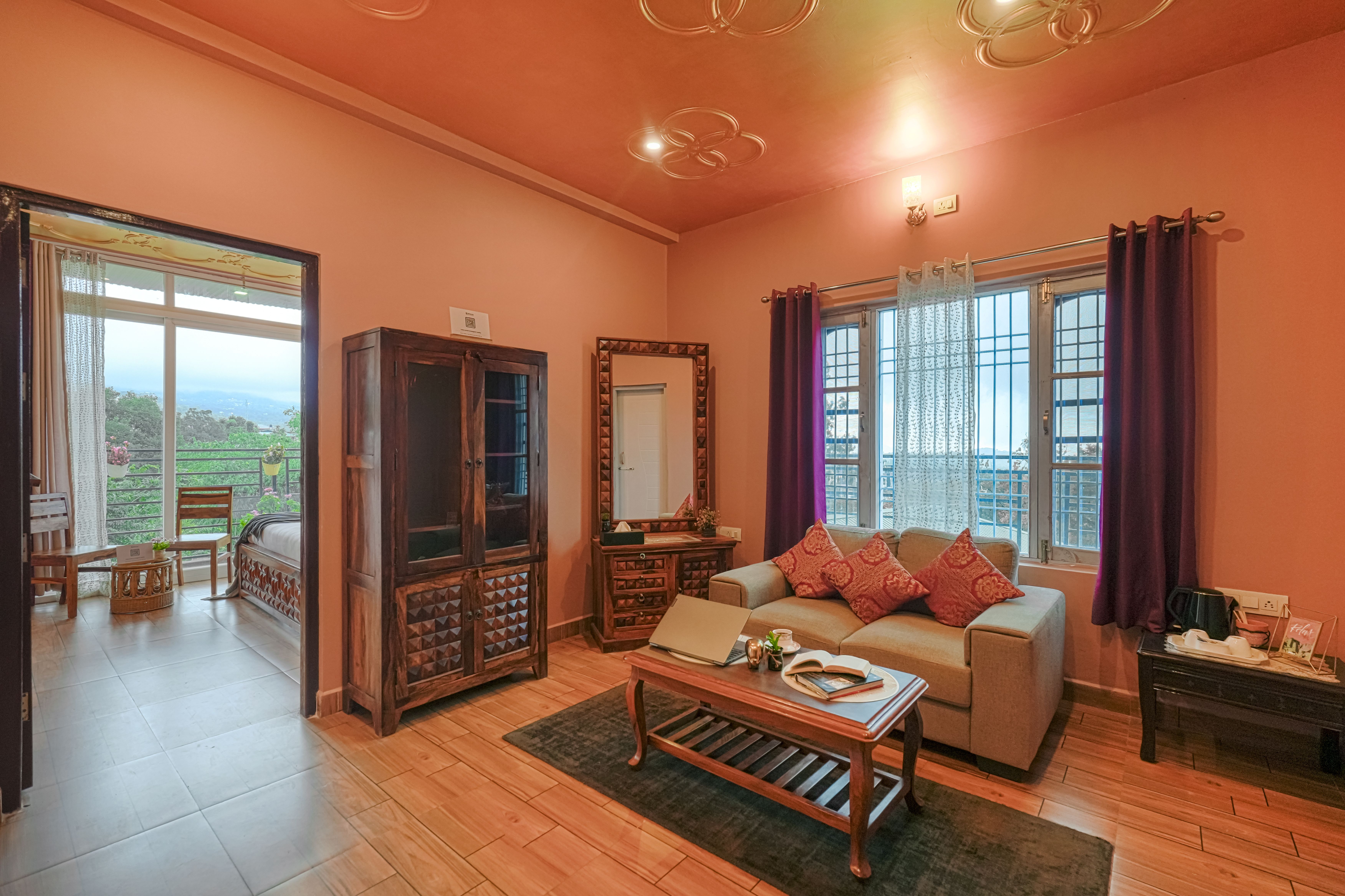 Riva Dreams | 2-BHK Retreat with Hill Views & Lush Garden