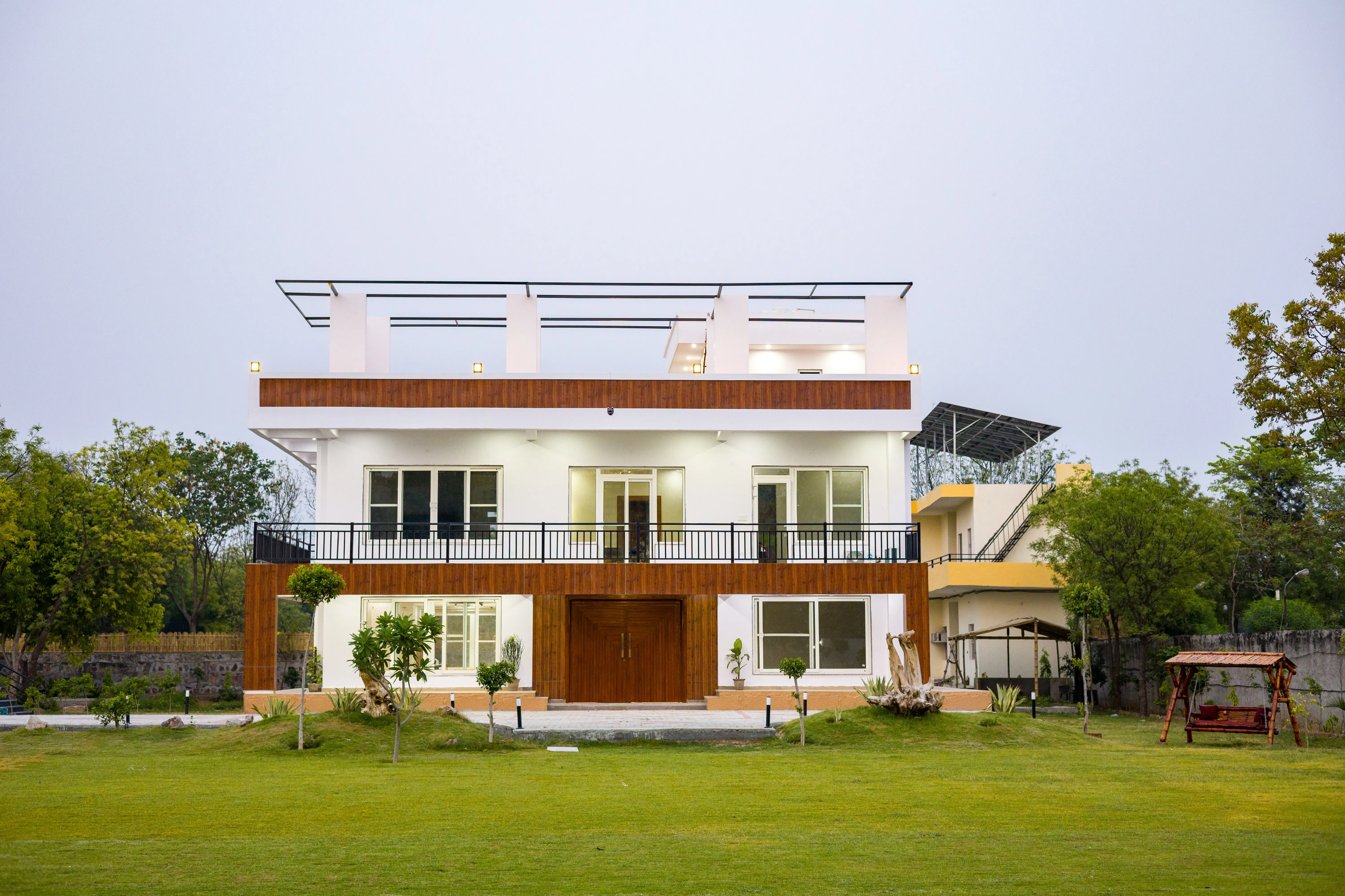 Amber Villa | 3-BHK Retreat W/ Pvt Pool, Game Room & Studio Rooms