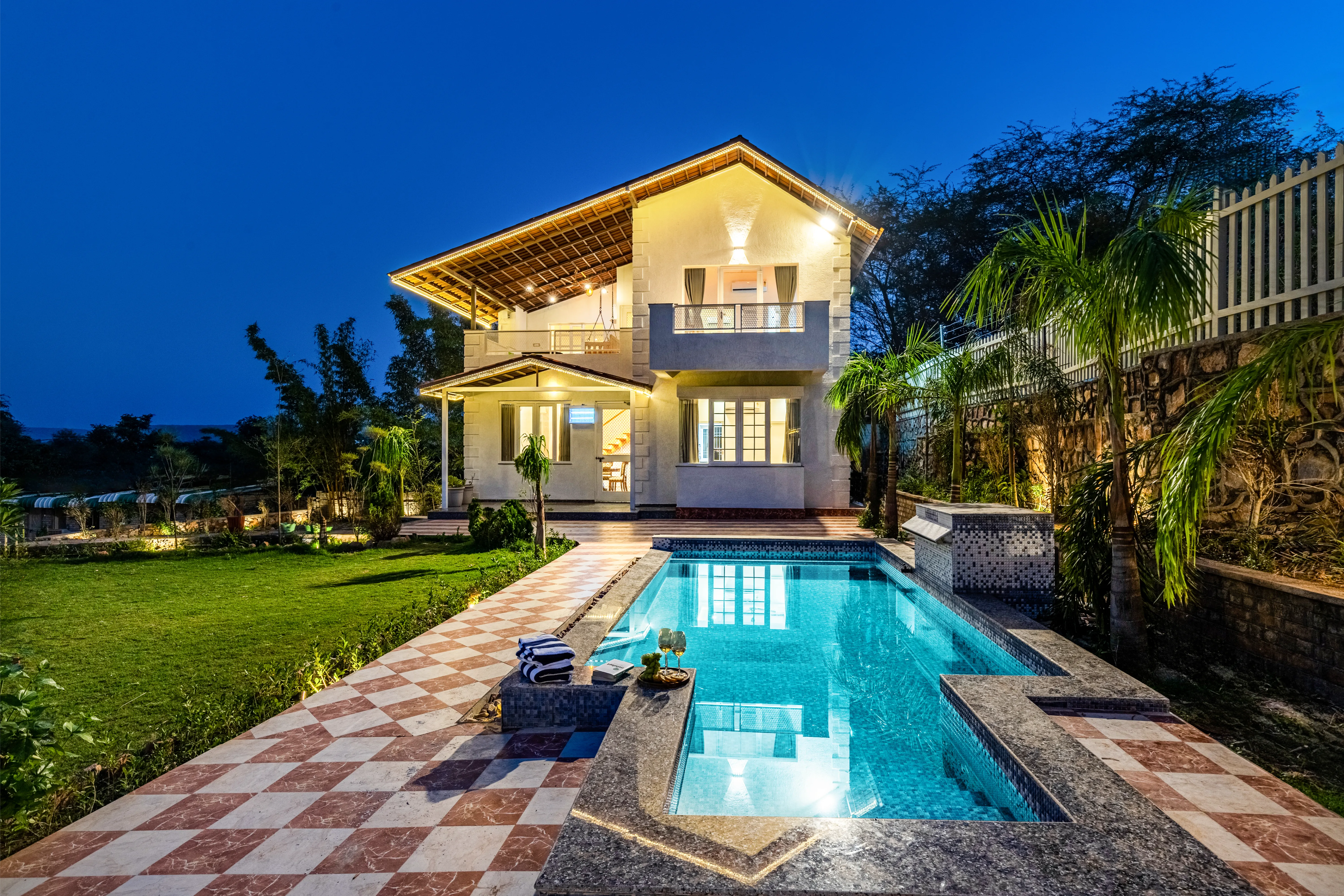 Ramgarh Wild Retreat | Elegant Colonial-Style 2-BHK Villa Amidst the Hills with Private Pool & Garden - Image 4