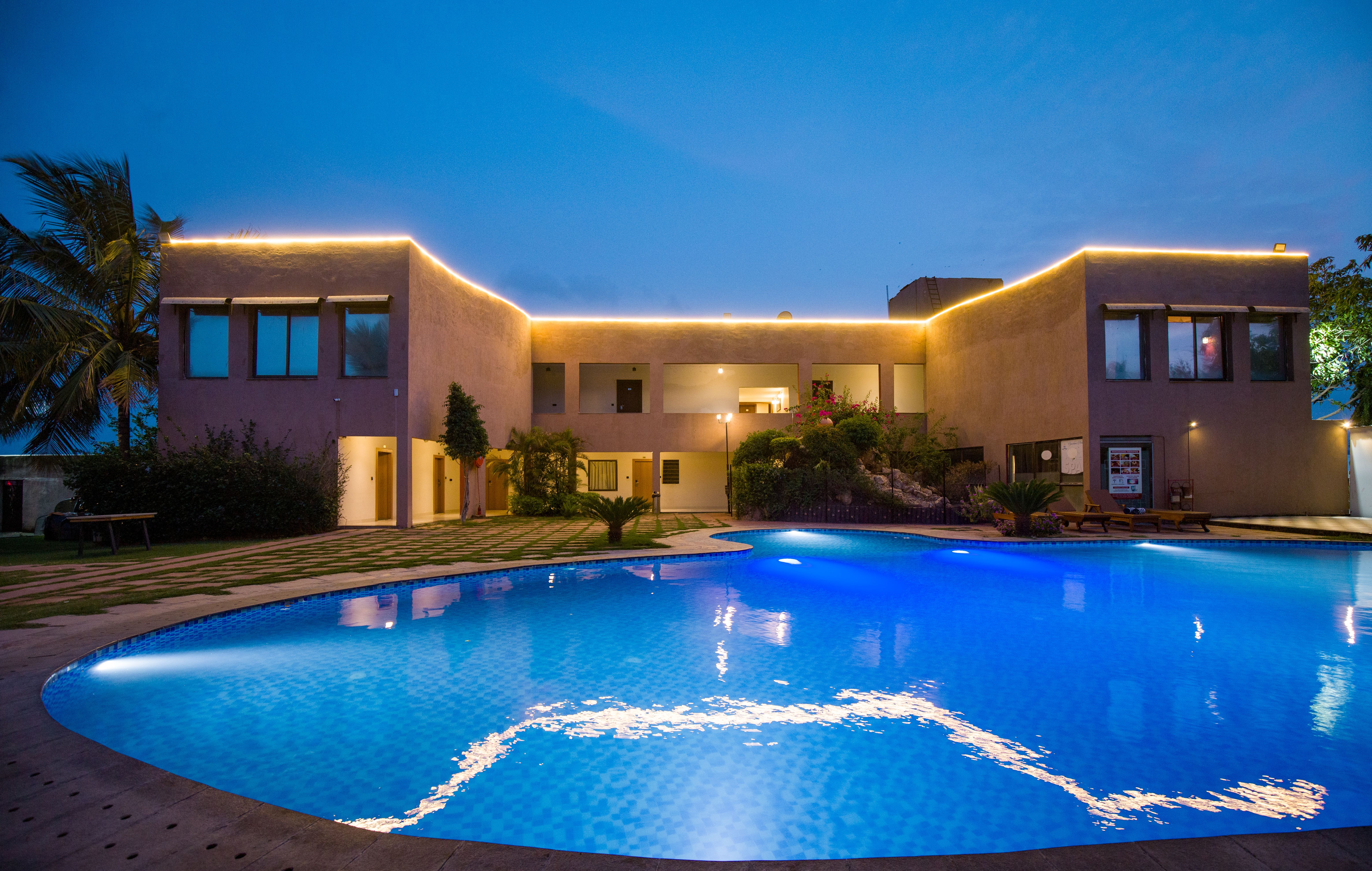 Jeevantara Luxury Suite | 1-Room Retreat with Dining Area, Common Pool, Wedding Venue & EV Charging Station - Image 2