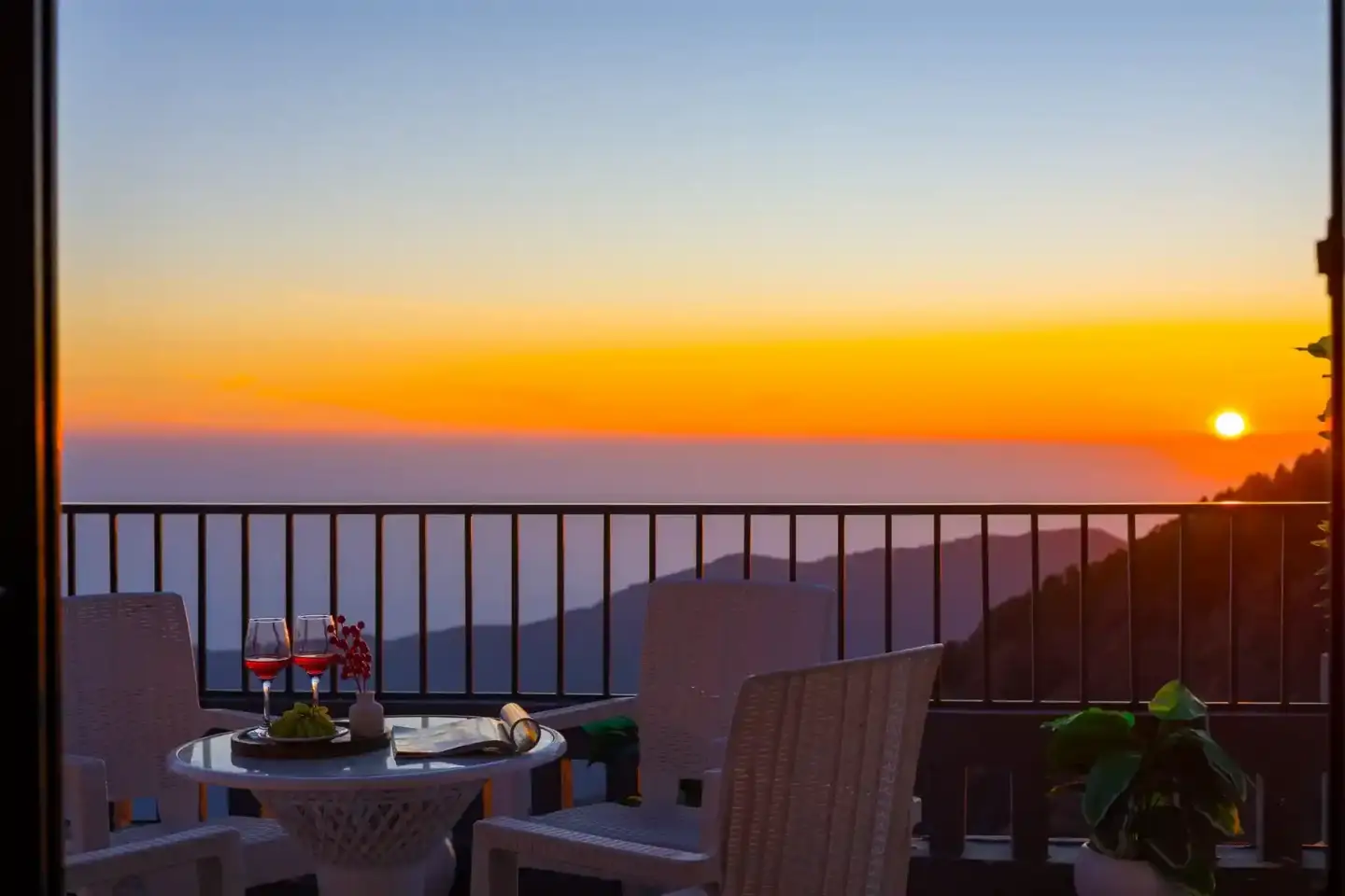 Retreat With Balcony, Fireplace & Scenic Views