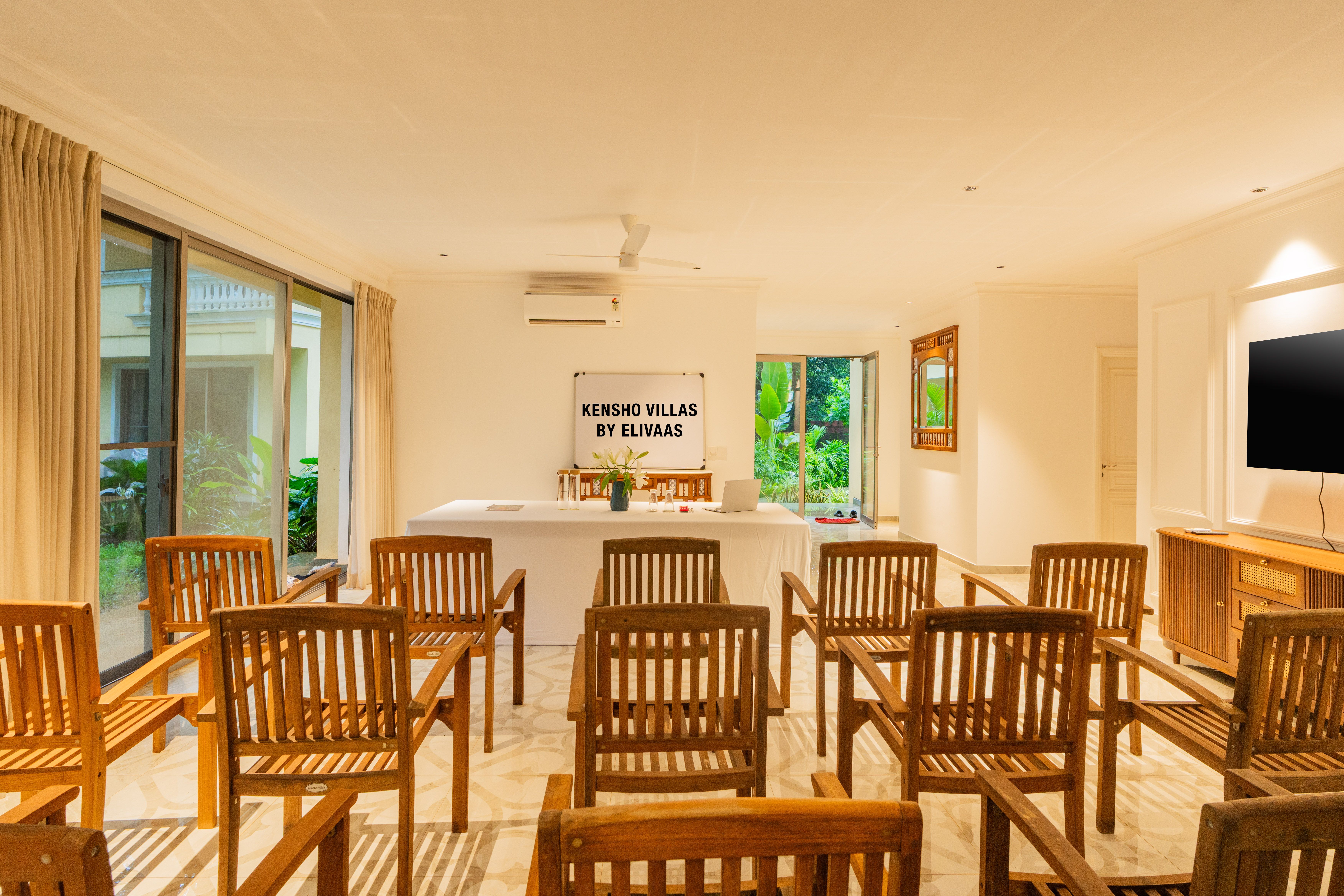 Kensho Daisy | Serene 5-BHK Villa With Private Pool, Common Pool, & Lift; Near Popular Beaches