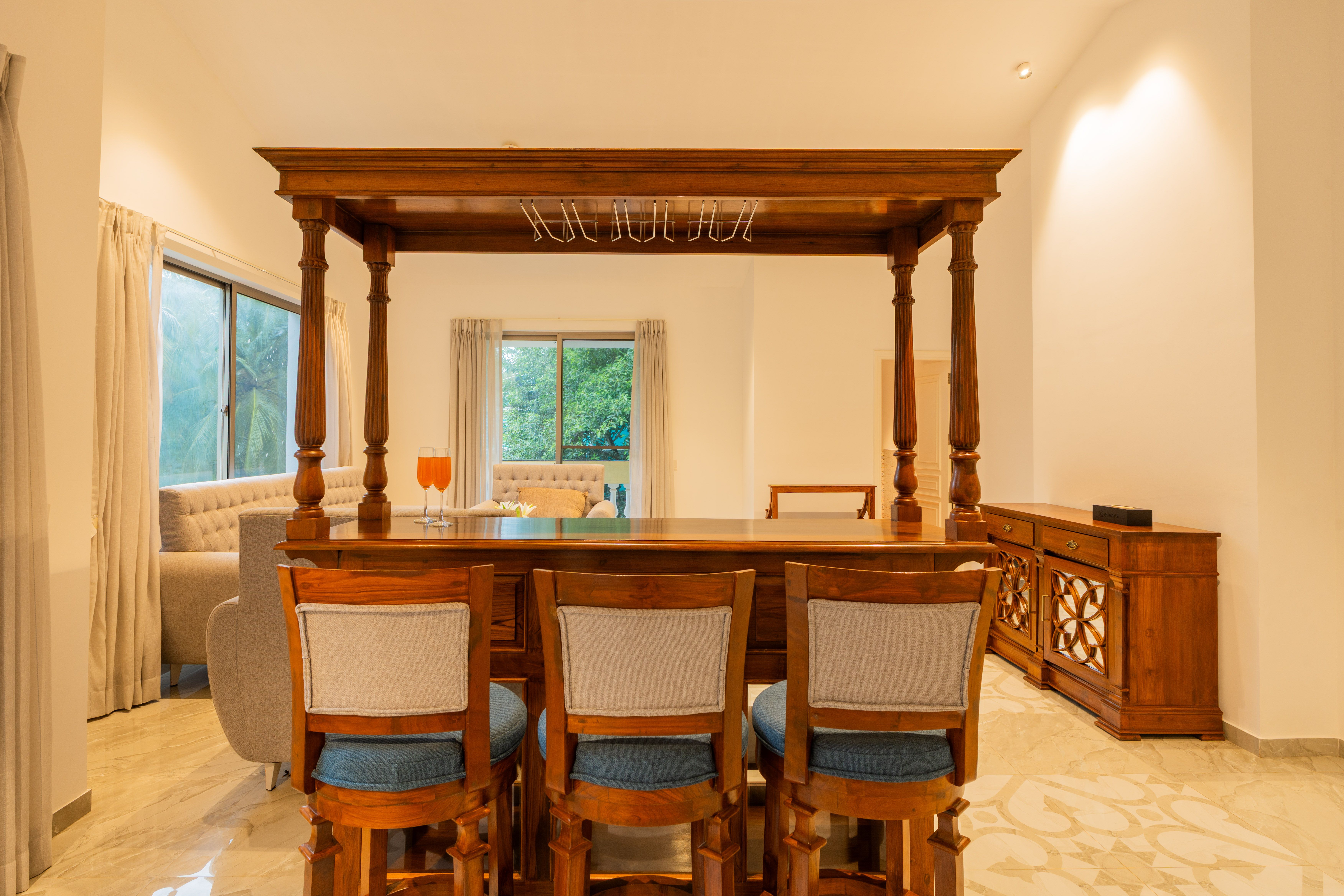 Kensho Daisy | Serene 5-BHK Villa With Private Pool, Common Pool, & Lift; Near Popular Beaches