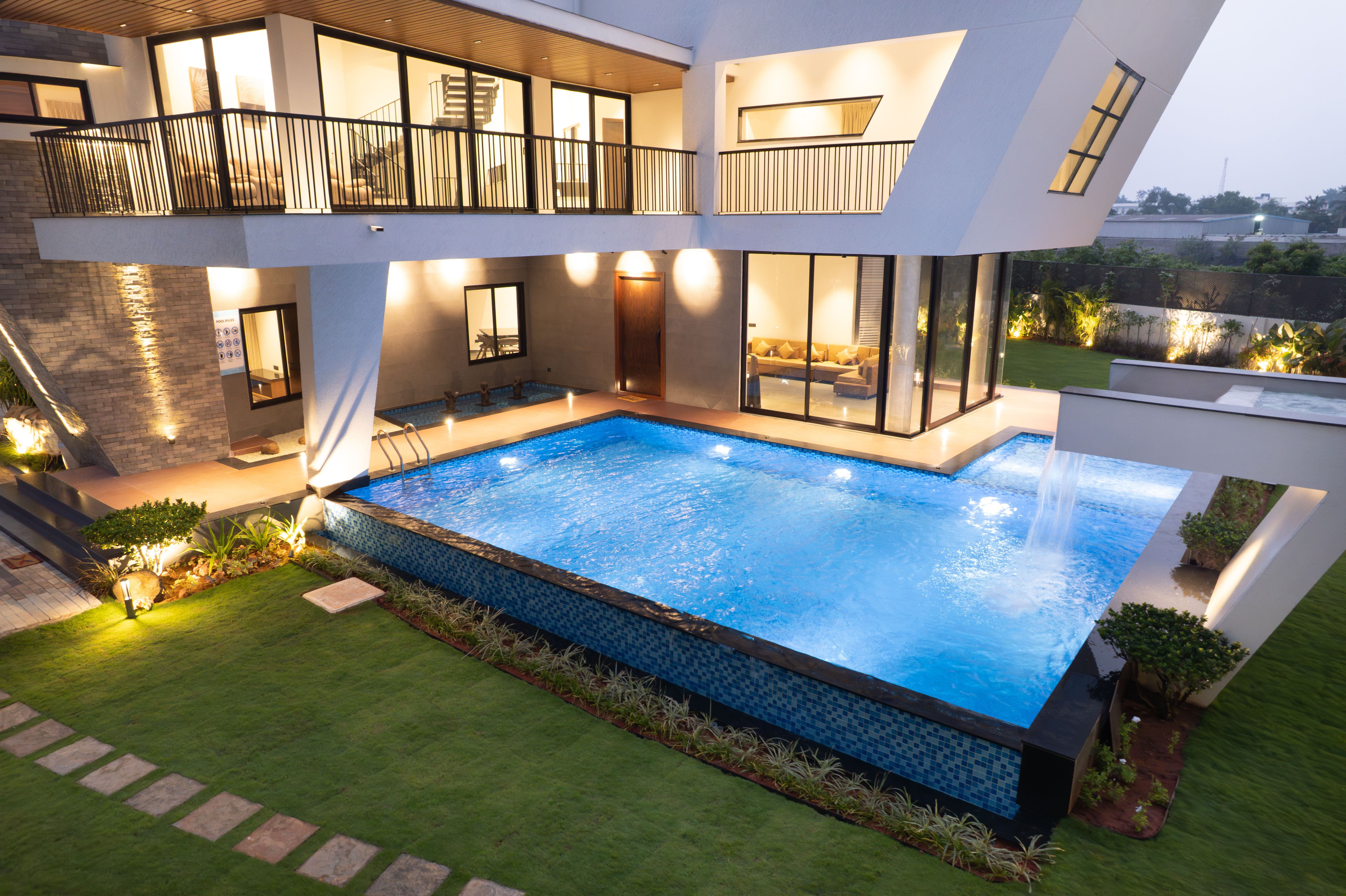 JD Beach Vacay | 4-BHK Oceanfront Beach Villa with Spacious Lawn, Ambient-Lit Bar & Private Beach Access - Image 3