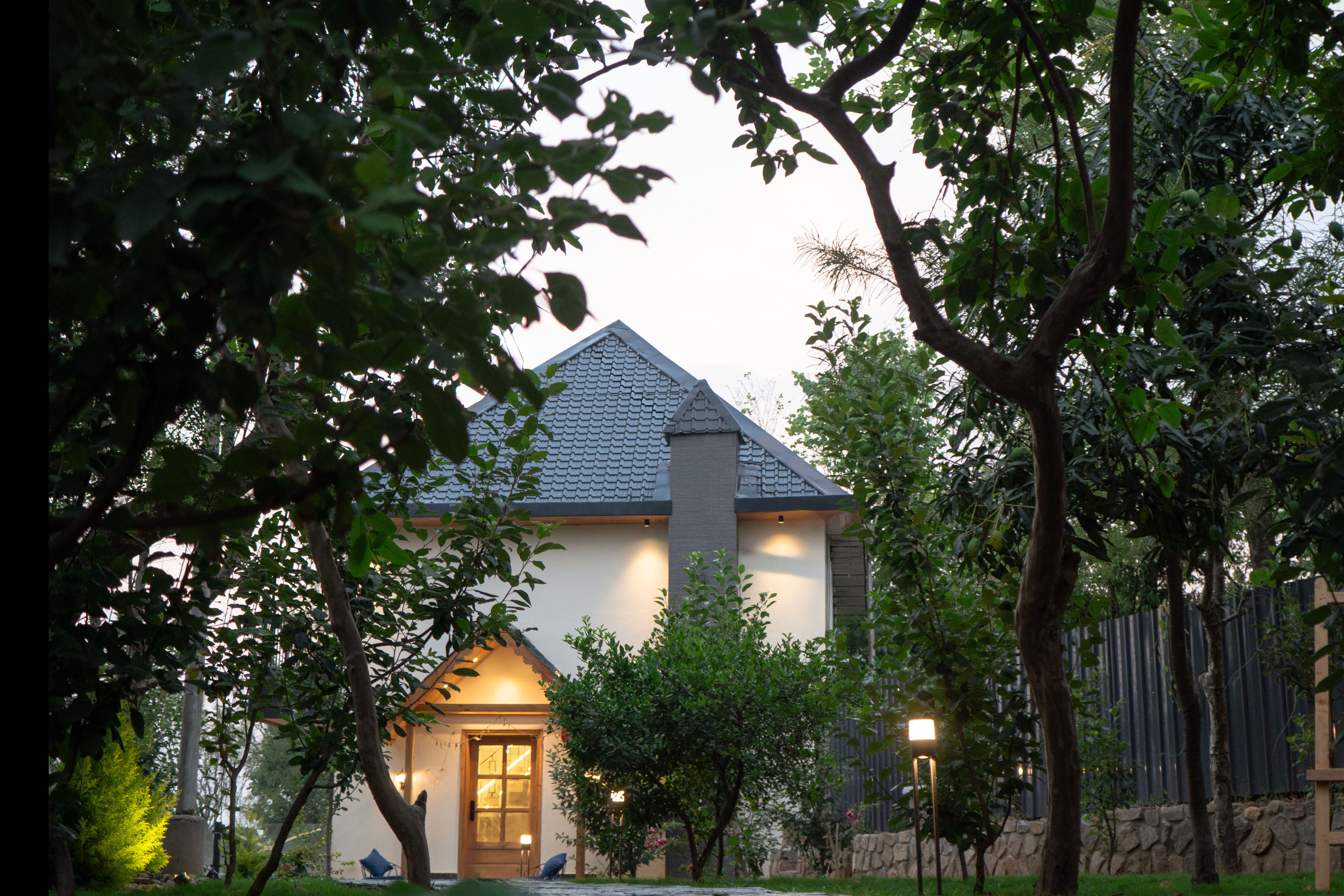 Maple House | Hillside 3-BHK Retreat with Private Pool, Jacuzzi, Open Pizzeria & Bonfire Area