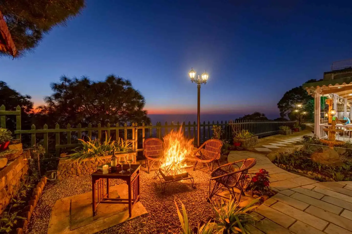 Pinehill Manor | Scenic Hillside 6-BHK Hideaway With Garden, Patio & Gazebo