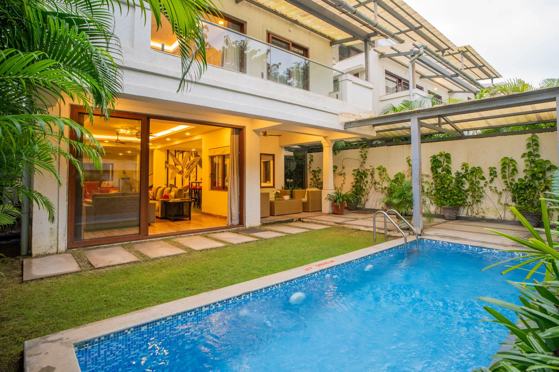 Villa Anasa | 4-BHK | Pvt Pool | Garden | Outdoor Sitting Area
