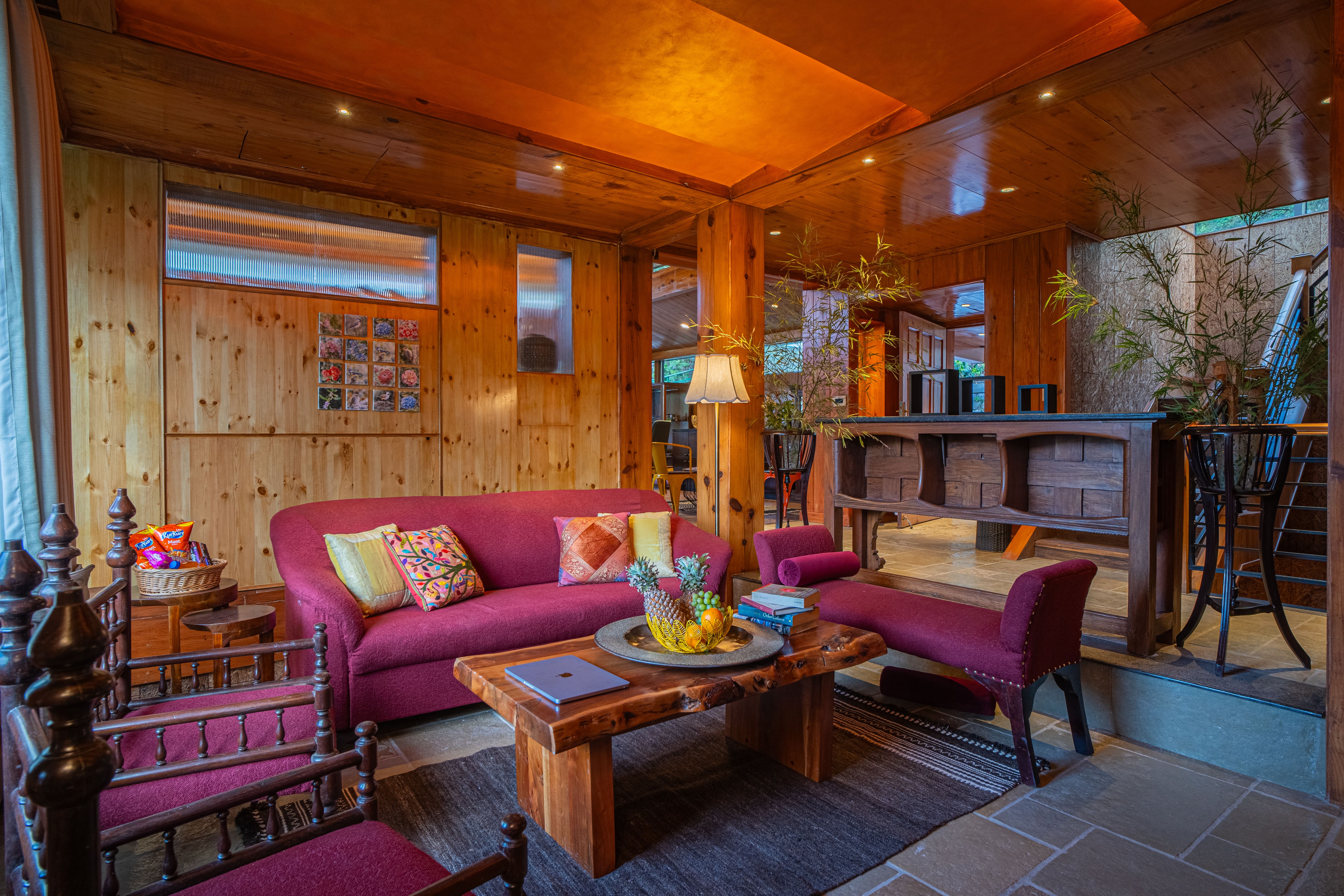 Blushing Pines Retreat | Stunning 3-BHK Hillside Villa with Attic, Indoor Pool & Outdoor lounge - Image 4