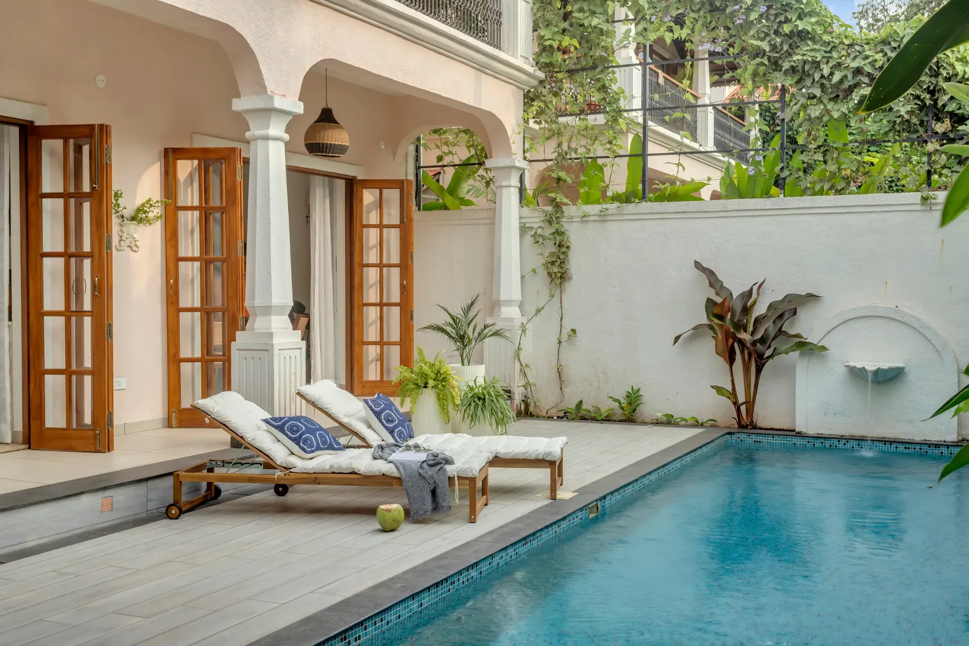 PinkSky | 4-BHK | Pvt. Pool, Bar & Gazebo