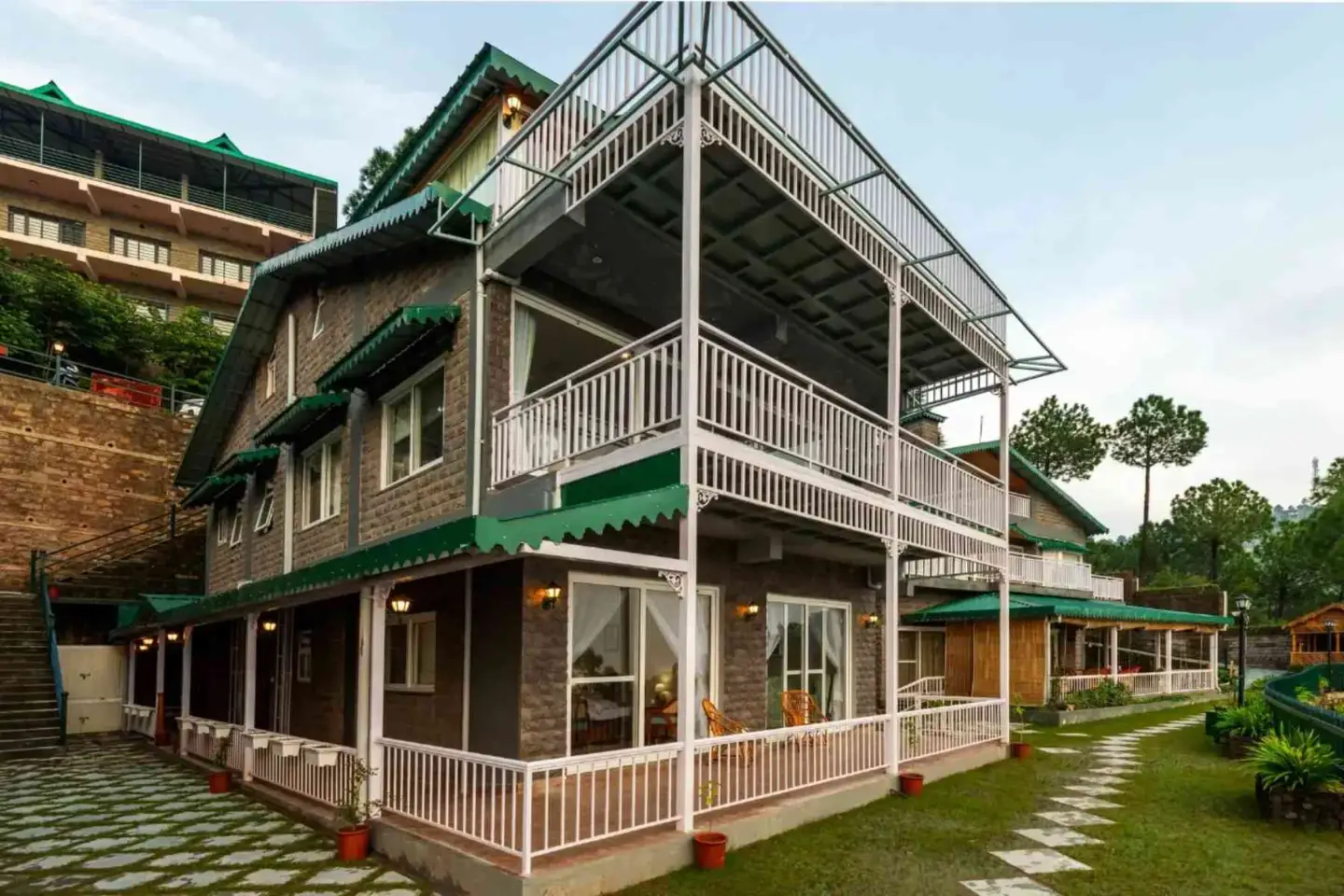 Pinehill Manor | Scenic Hillside 6-BHK Hideaway With Garden, Patio & Gazebo