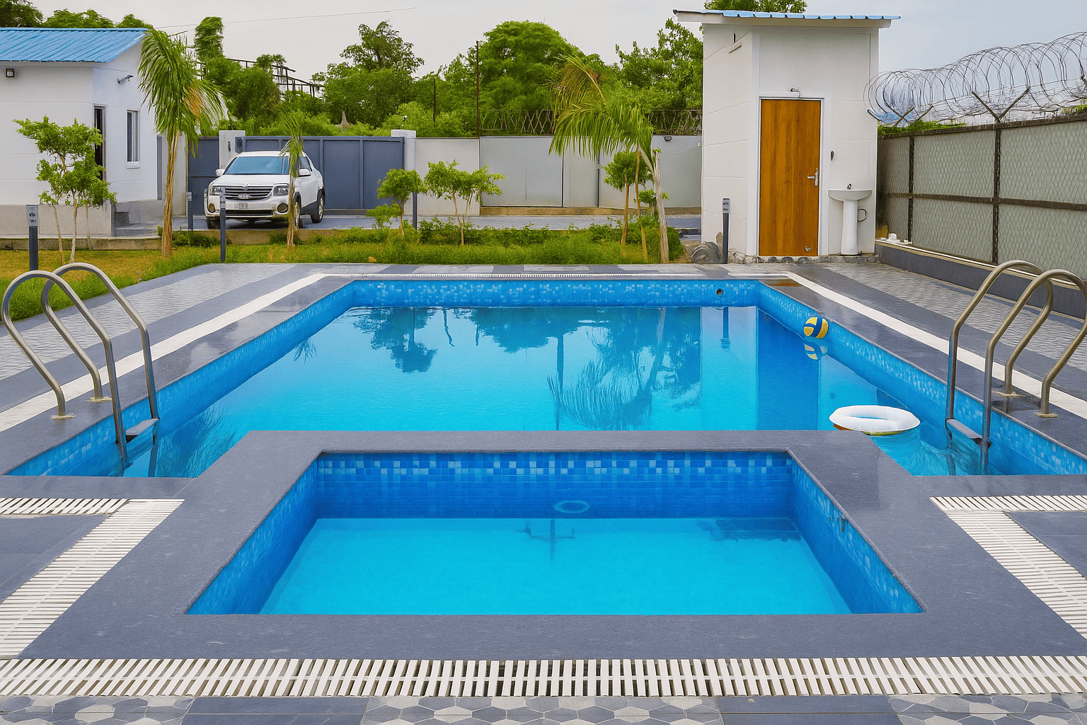 Vashisht Villa | Pet-friendly 3-BHK Farmhouse With Private Pool, Garden & Bar - Image 4