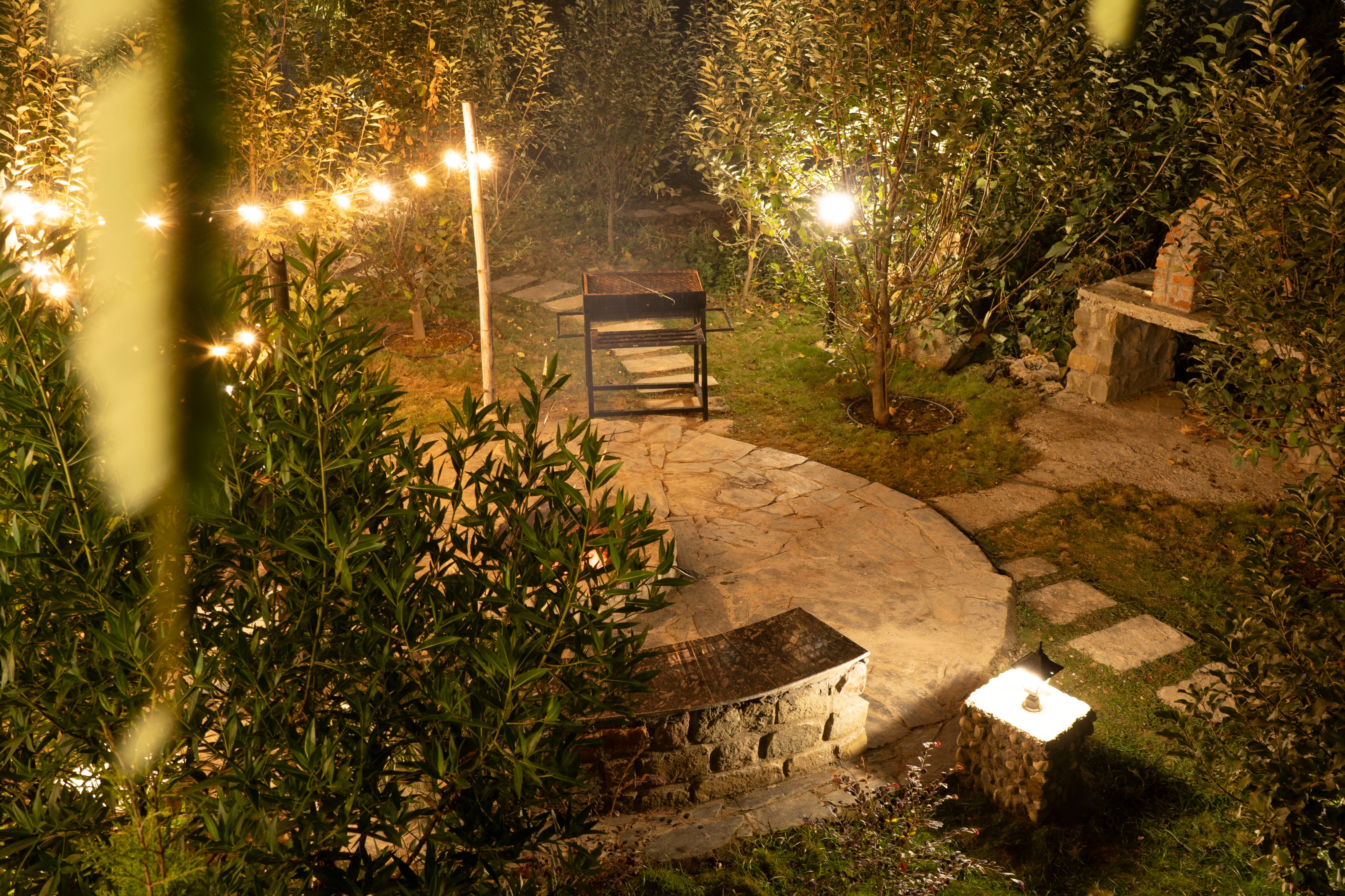 Maple House | Hillside 3-BHK Retreat with Private Pool, Jacuzzi, Open Pizzeria & Bonfire Area