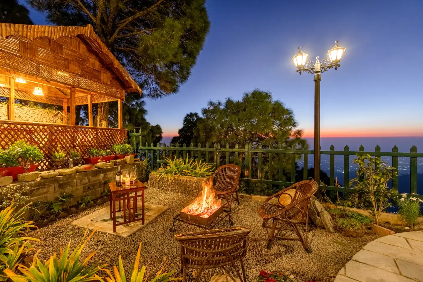 Pinehill Manor | Scenic Hillside 6-BHK Hideaway With Garden, Patio & Gazebo