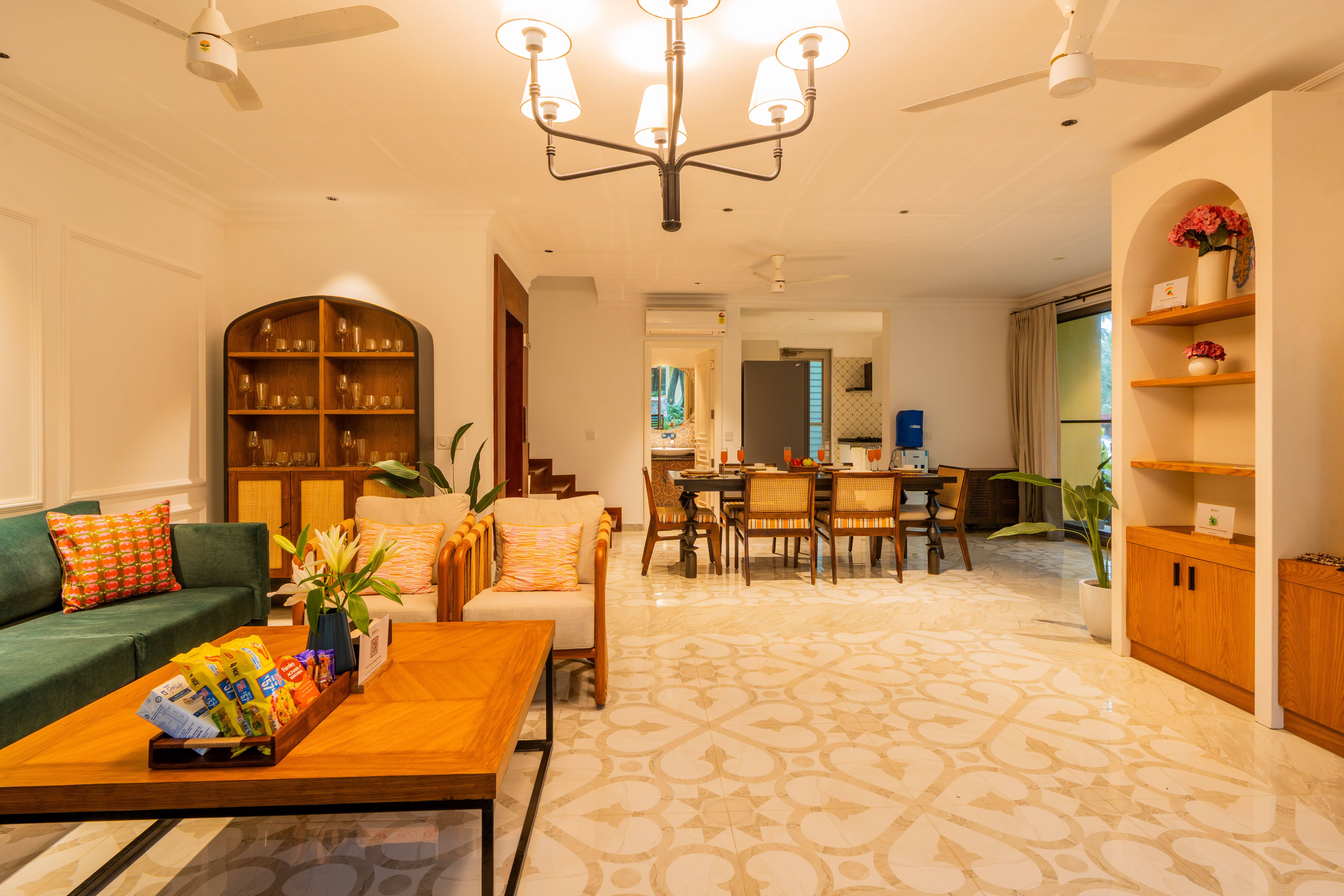 Kensho Marigold | Serene 3-BHK Villa With Common Pool & Lift; Near Popular Beaches