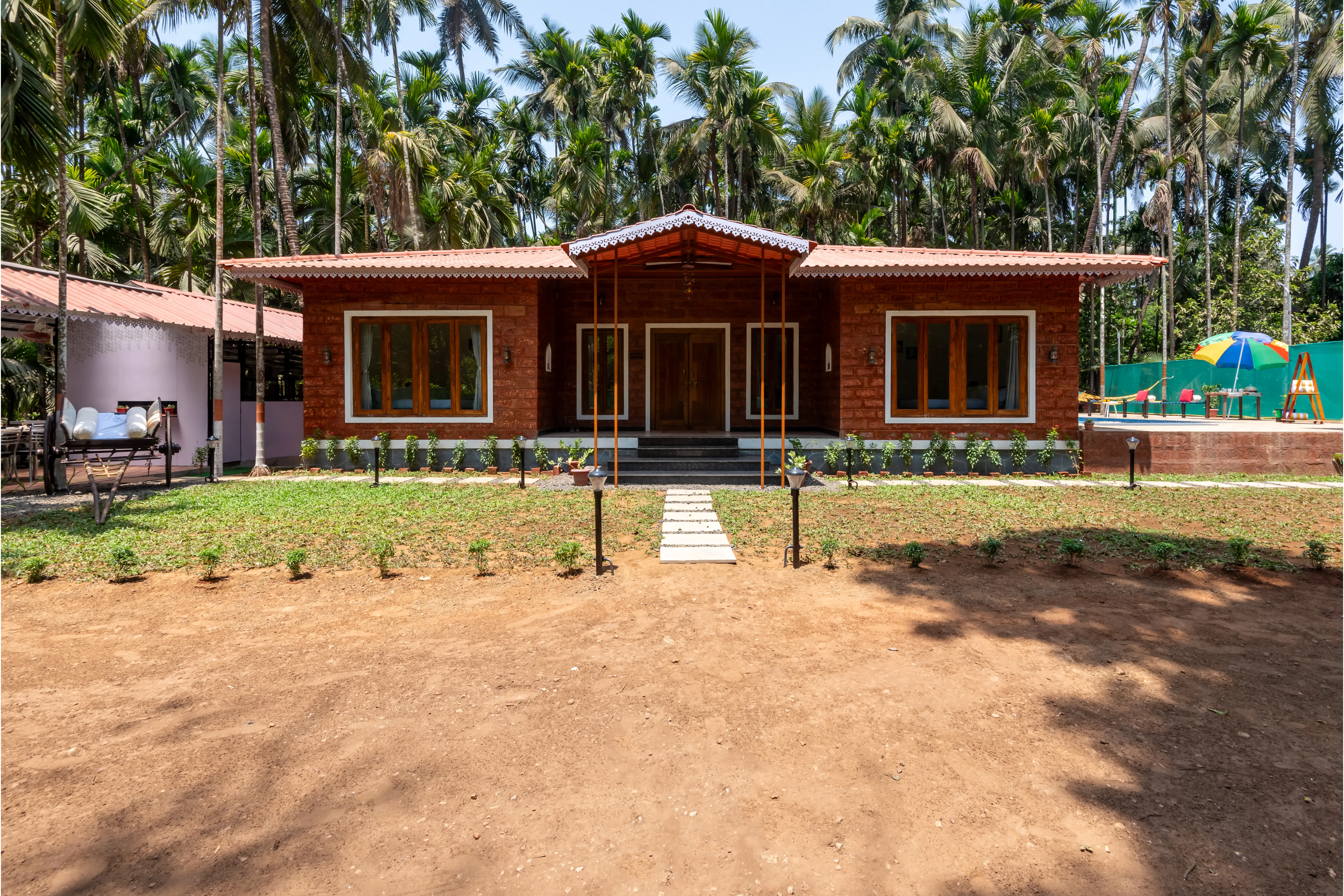 Cabanas Retreat | Tropical 5-BHK Escape Near Revdanda Beach With Private Pool, Garden & Outdoor Dining 