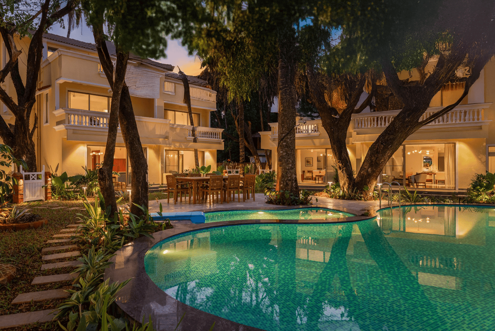 Kensho Daisy | Serene 5-BHK Villa With Private Pool, Common Pool, & Lift; Near Popular Beaches