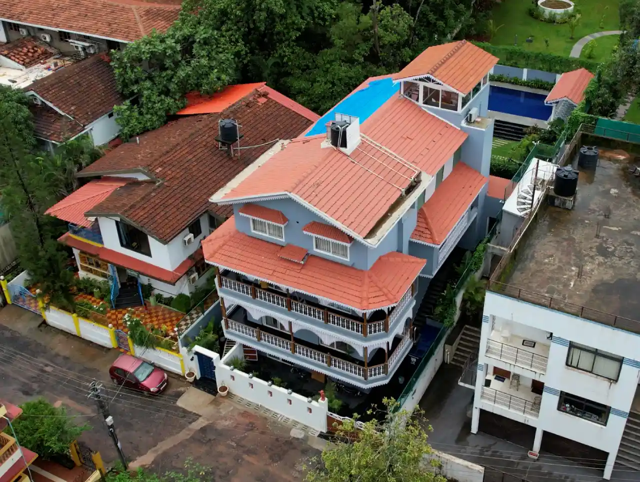 BluDoor | Exquisite Pet-friendly 5-BHK Villa With Private Pool, Lift & Entertainment Lounge Near Vagator Beach