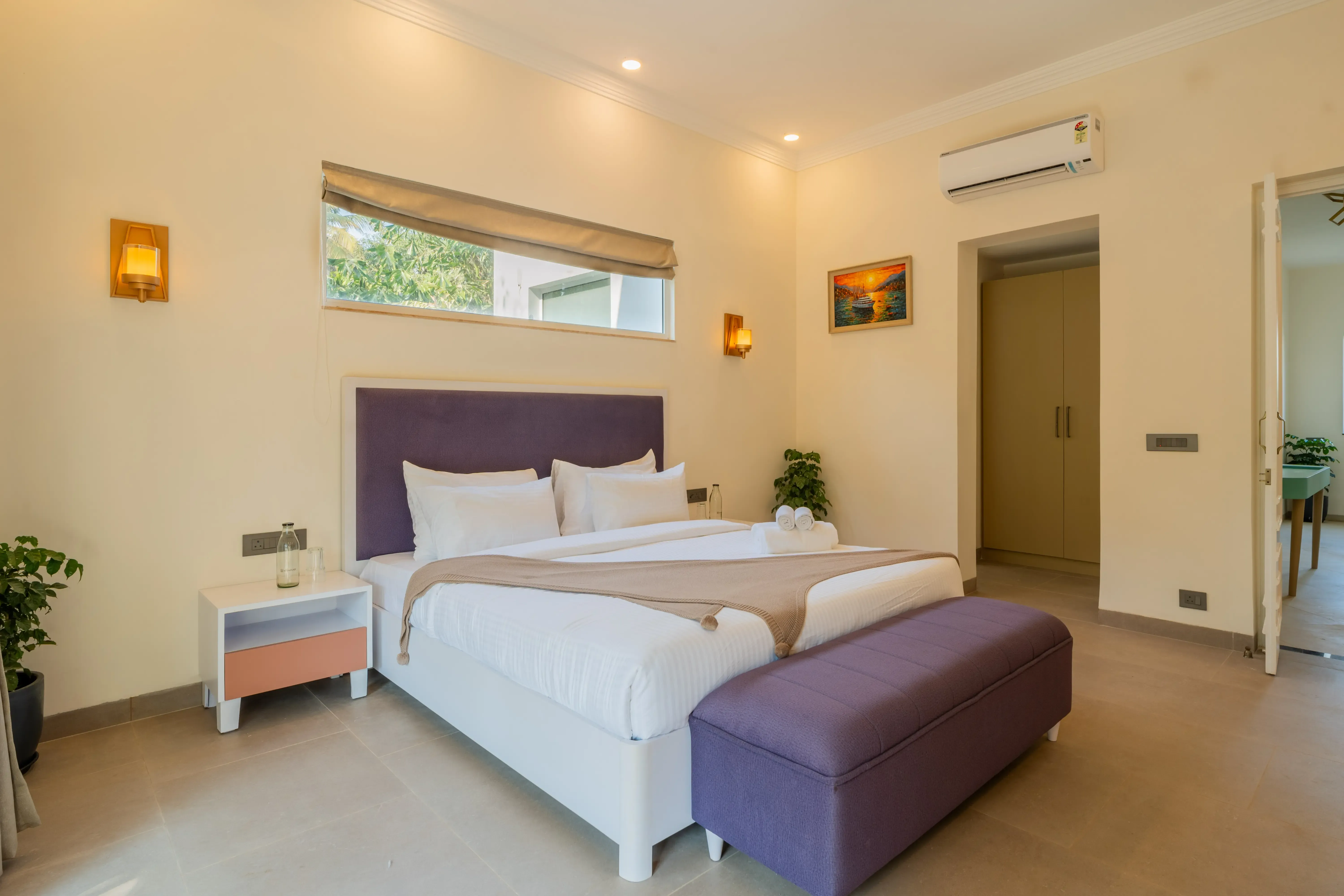 Laguna Camellia | Opulent 4-BHK Getaway Near Popular Beaches With Private Pool, Balcony & Indoor Bar